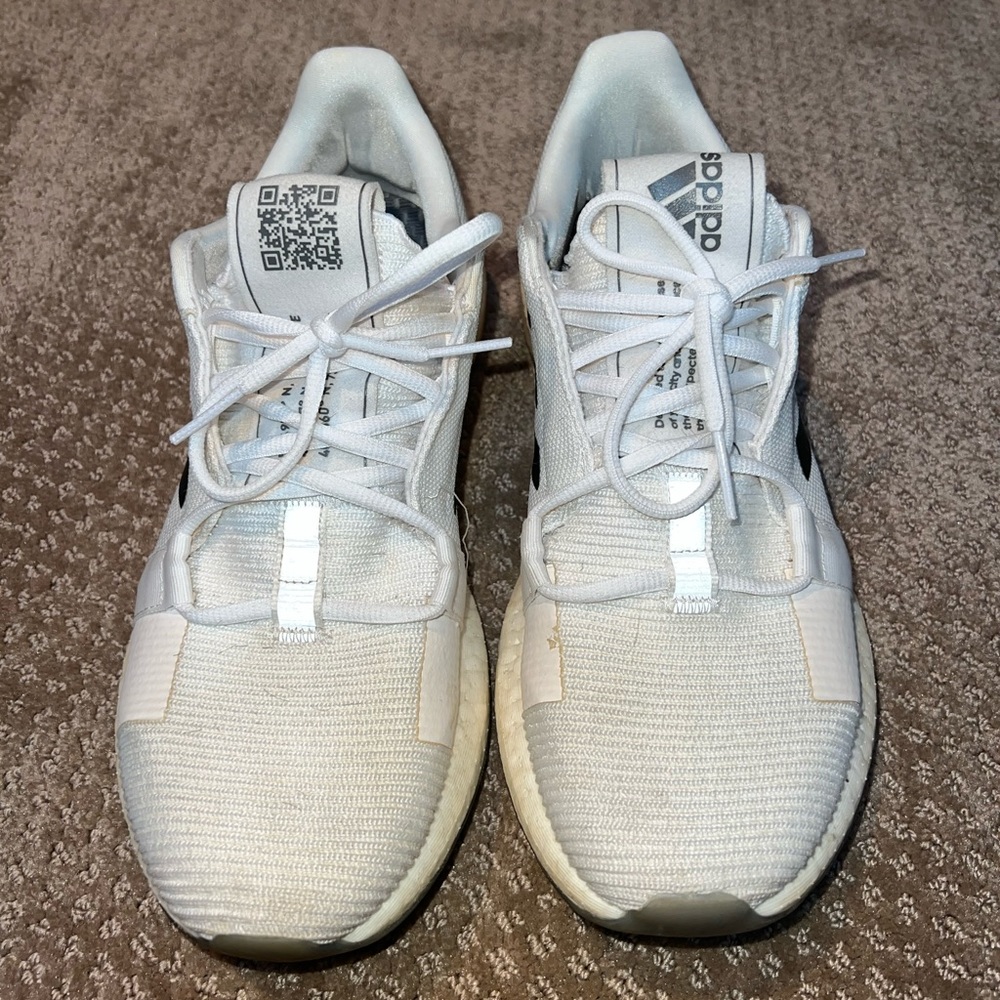 Adidas size 11 Mens white sneakers